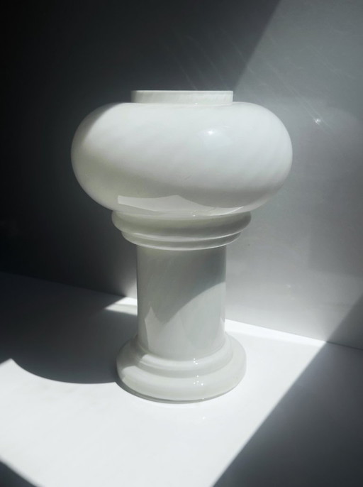 Vintage Italian table lamp Mushroom Fungo Swirl Barovier & Toso Venini Vignelli Peill Putzler 1960s 1970s