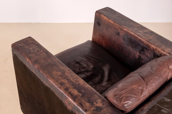 Image 1 of Rodolfo Dordoni Suitcase Armchair in Pony Leather, 1997 Minotti
