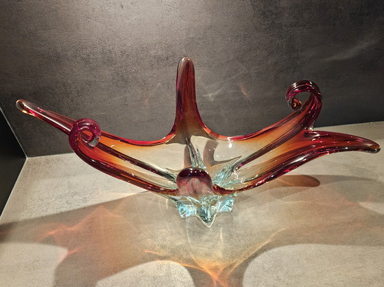 Image 1 of Prachtige kleurrijke vintage Murano schaal