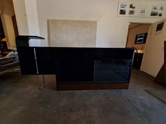 Image 1 of Functionalist Sideboard / Bookcase with Shelves, Czechoslovakia, 1930s