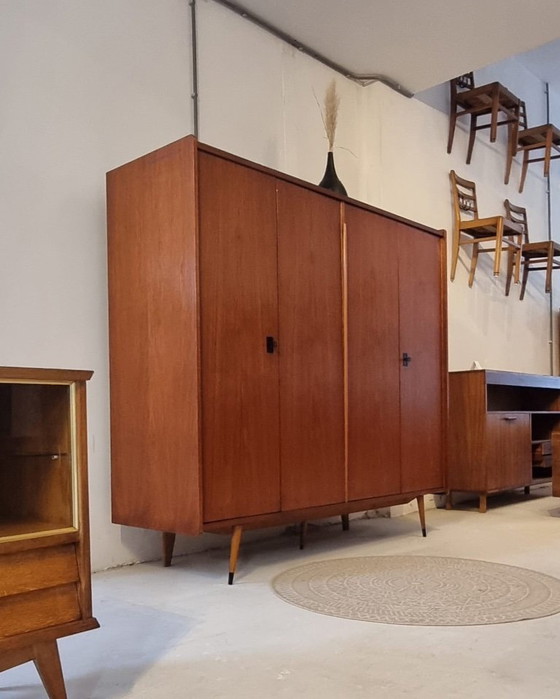 Mid Century kledingkast – Kledingkasten, Hout (photo 22 of 24)
