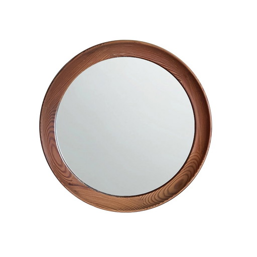 Miroir rond scandinave Mid Century