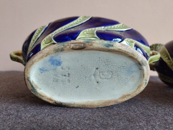 Image 1 of Gustave de Bruyn vases and bowl