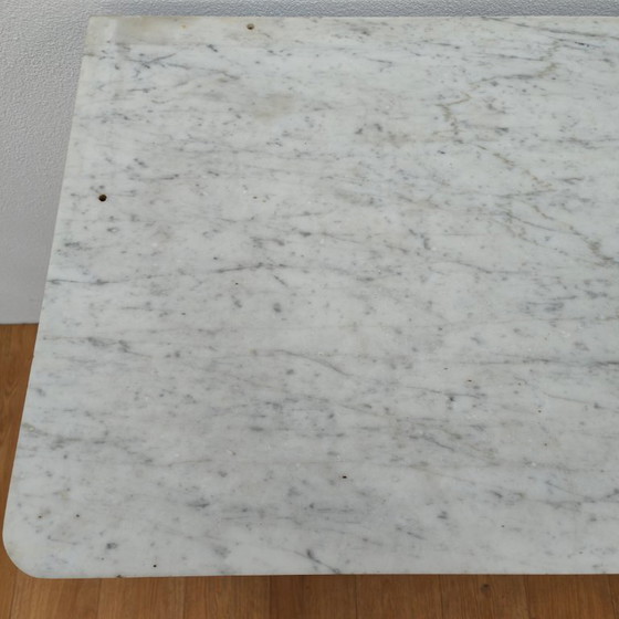 Image 1 of Vintage Antique sideboard, dresser, chest of drawers, bathroom vanity with marble top