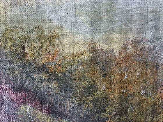 Dipinto a olio paesaggistico impressionista vintage e suggestivo – Dipinti e disegni, Tela (photo 8 of 12)