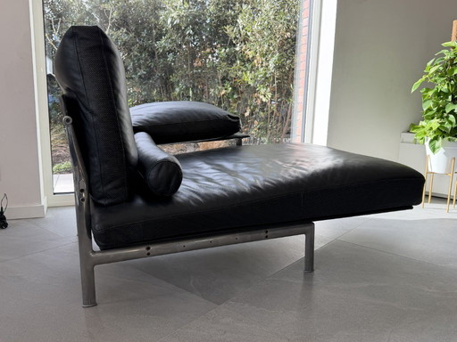 Chaise longue en cuir Diesis A. Citterio et P. Nava