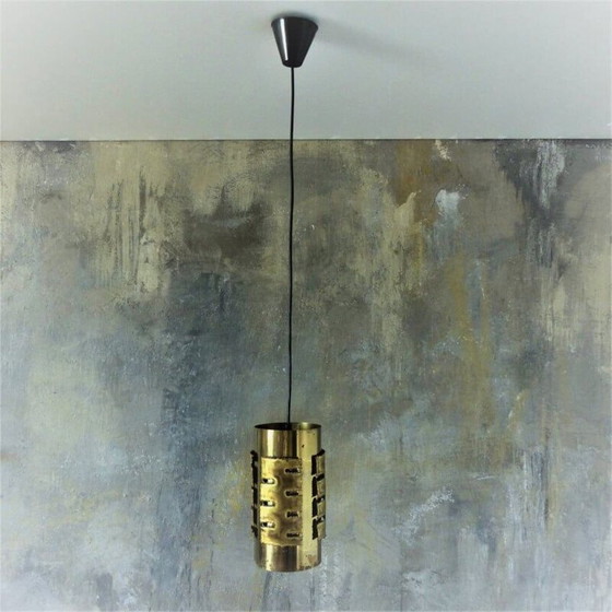 Image 1 of Vintage brutalist ceiling lamp by Svend Aage Holm Sørensen for Holm Sørensen and Co.