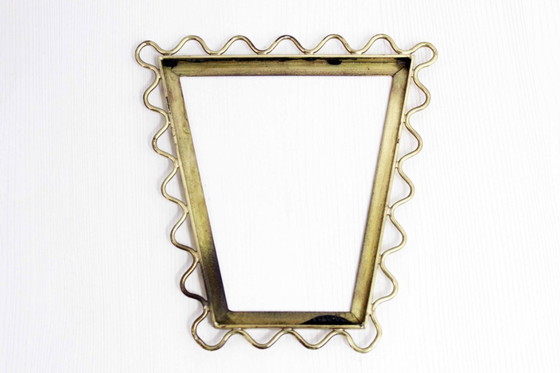 Image 1 of Cornice in ottone in stile Josef Frank