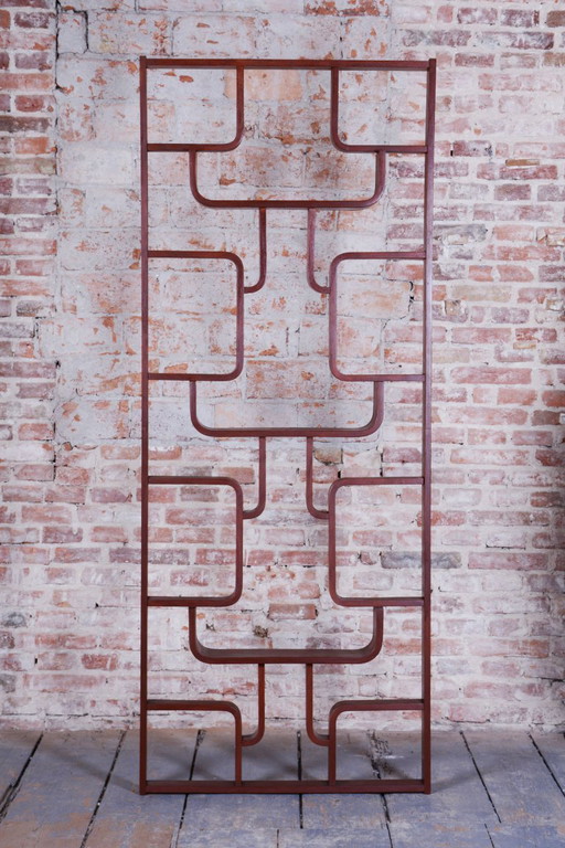 Restored Midcentury Divider, By Ludvik Volak, Revived Polish, Czech, 1960s – kamerschermen, Wood (photo 2 of 9)