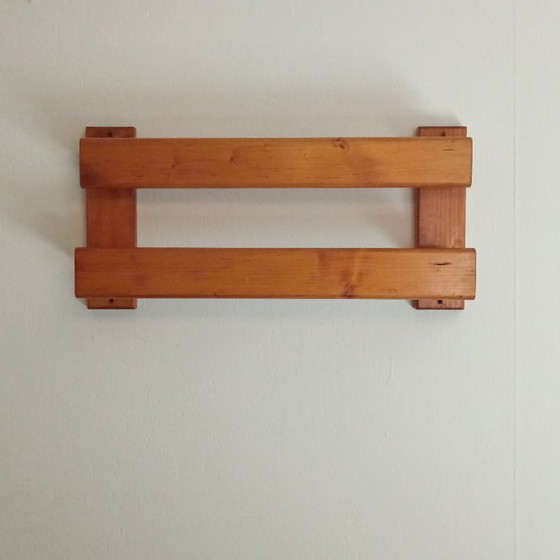 Image 1 of Vintage pine towel rack