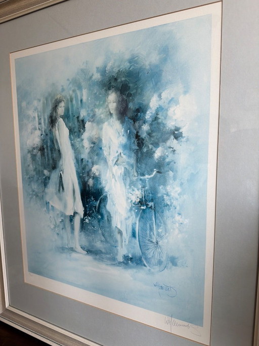 Tout prend des couleurs grâce à la lithographie originale de Willem Haenraet