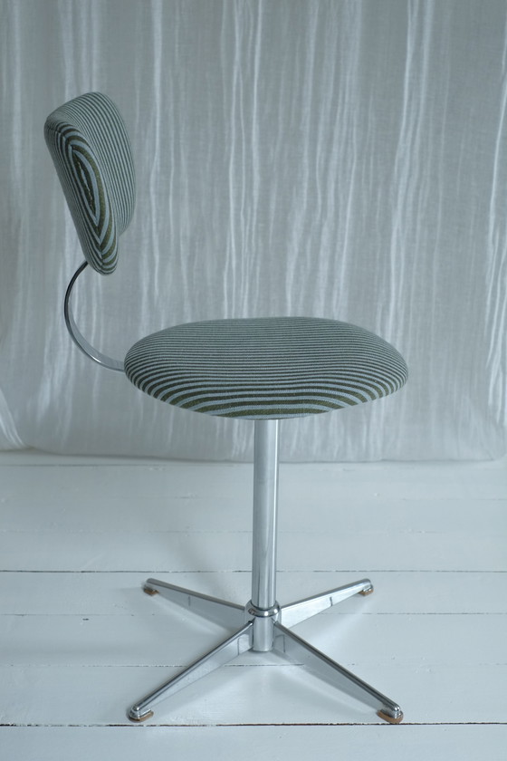 Image 1 of Sedie da pranzo cromate (nello stile di Rudi Verelst)