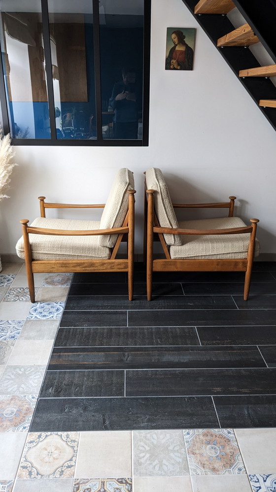 Image 1 of Scandinavische design vintage woonkamer