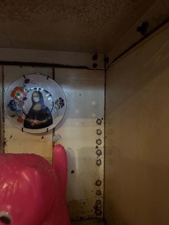 Image 1 of Vintage industriële apothekerskast / vitrinekast 