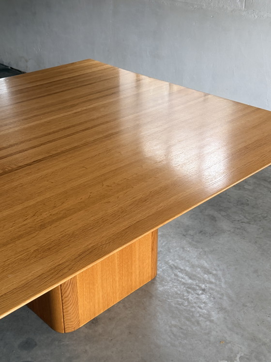 Dining Table ‘Iris’, Van Den Berghe-Pauvers, Belgium, 80s – Wood (photo 4 of 7)