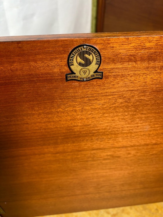Image 1 of Mid-Century Retro Vintage Teak Sideboard by Stonehill Early 1960s  With Bar Compartment • British Design Classic • Collector’s P