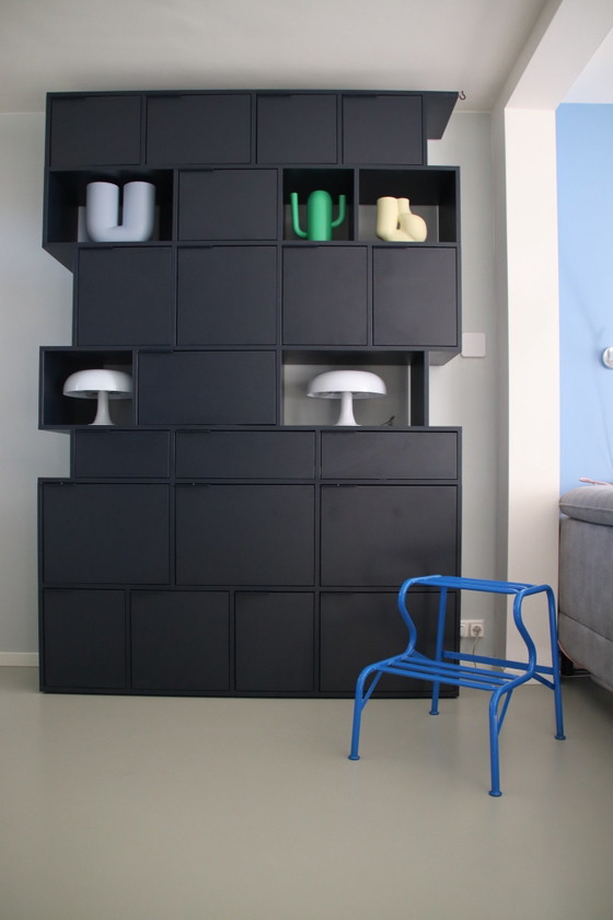 Grote Tylko kast donkerblauw – Boekenkasten, Mdf, Hout (photo 2 of 7)