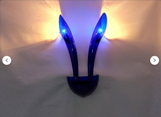 Image 1 of Large sconce (1), Wall light, Seguso, Architectural Lighting, Mid Century Modern, Postmodern, Murano glass, Galery Gritti Milano