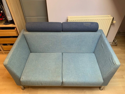 2-seater Knoll Eastside sofa. Ettore Sottsass