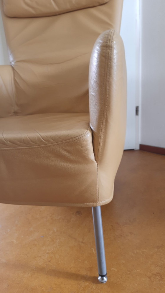 Montis, poltrona in pelle, giallo senape – Poltrone (photo 12 of 15)