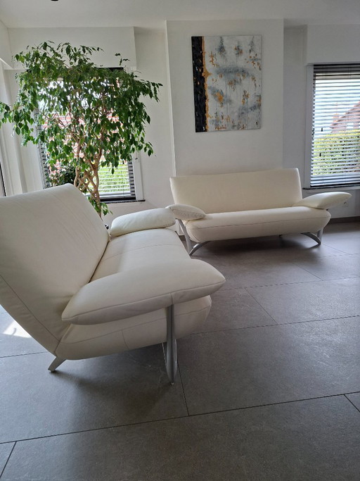 Rolf Benz 2-Sitzer + 3-Sitzer Lederausstattung, aufgearbeitet
