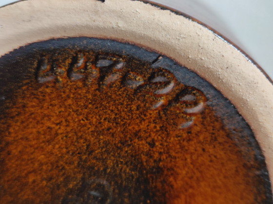 Image 1 of Vintage Scheuring West Germany 447-22 Vaso caraffa rosso marrone lava