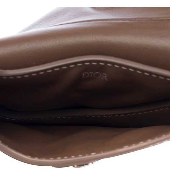 Image 1 of Sac DIOR en Cuir Étoupe - 103257