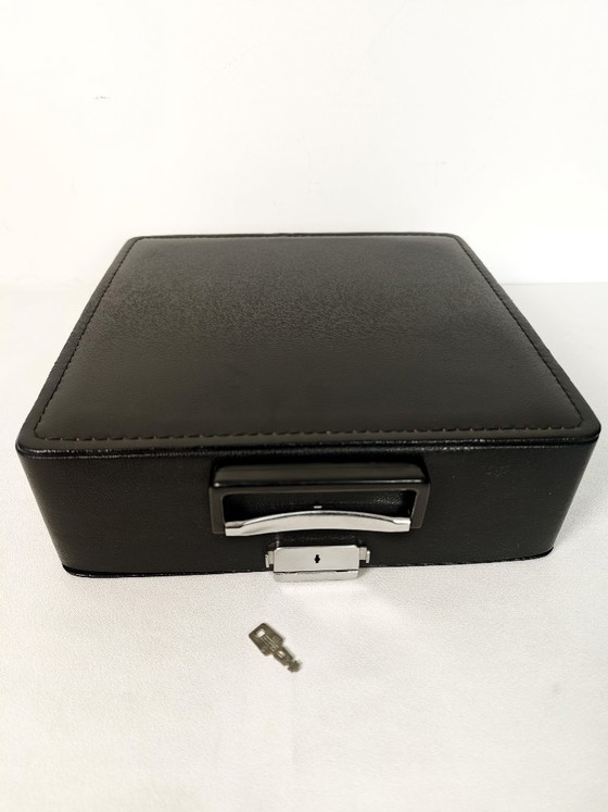 Image 1 of Vintage Green Working Typewriter / Green UNIS TBM De Luxe 1970's / Retro Office / Office Decor / Olympia / Mid Century Modern