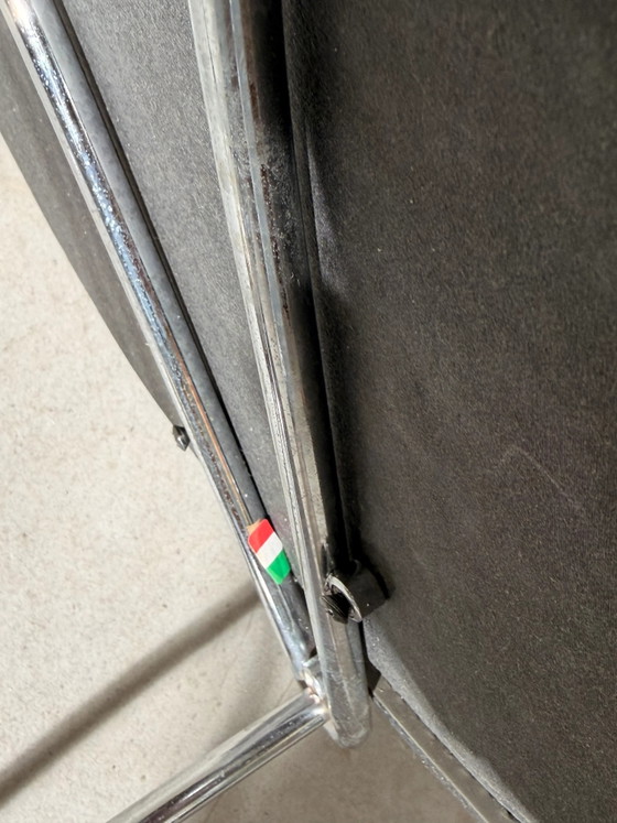 Amben Italy Sedia da Pranzo in Cromo e Pelle – Sedie da pranzo (photo 6 of 6)