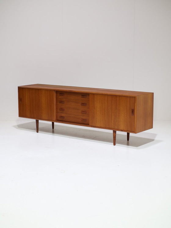 Image 1 of Lowboard Clausen & Son sideboard teak vintage Danish 1960s