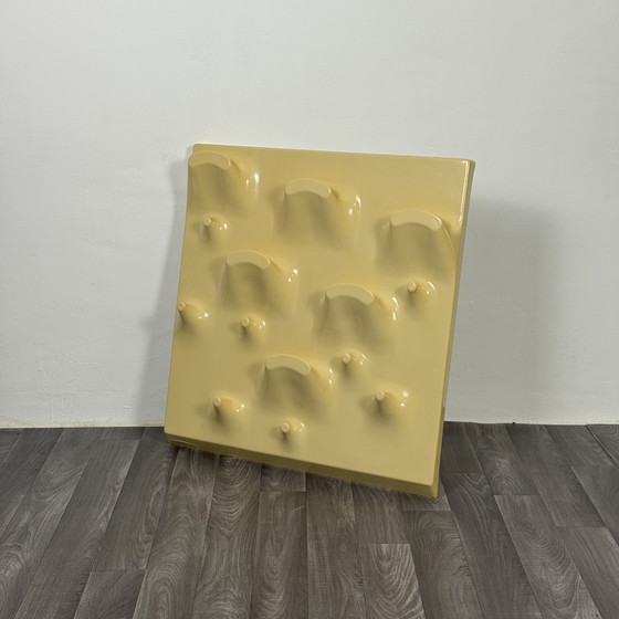 Image 1 of Slab coat rack by De Pas, D'Urbino & Lomazzi for Longato, Italy, 1960s