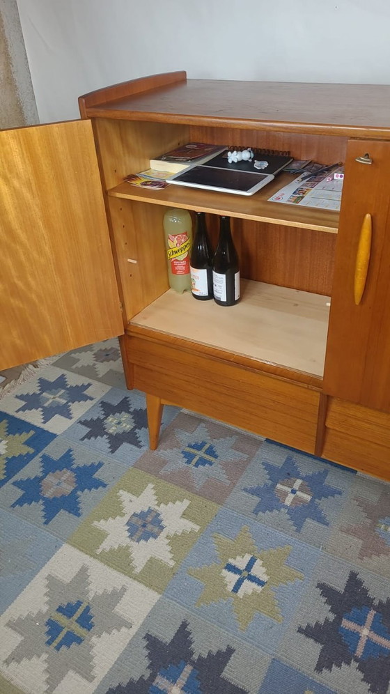 Image 1 of Armario escandinavo de teca y haya (años 60) 