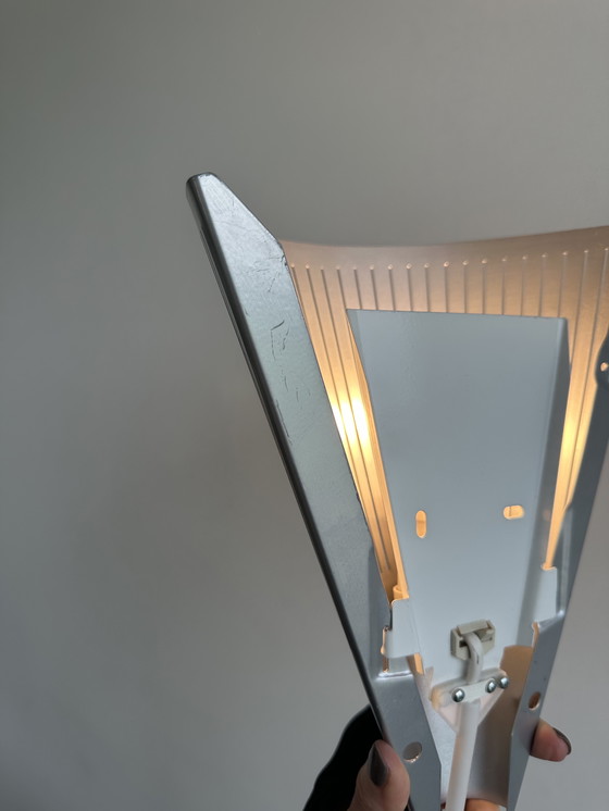 Image 1 of Vintage IKEA Klyka Wall Lamp Design Post Modern Silver