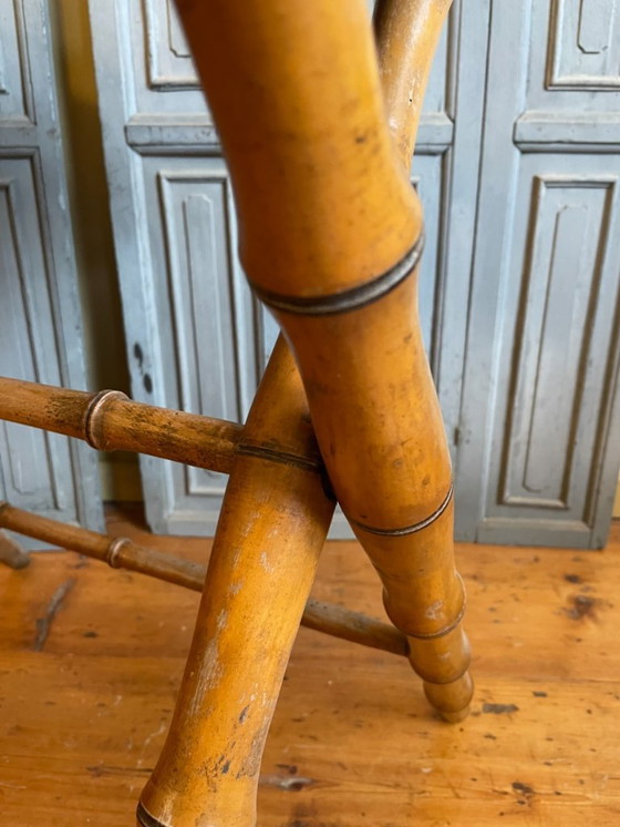 Image 1 of Mesa plegable Mesa auxiliar Antigua francesa