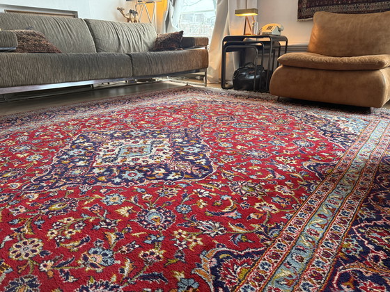 Image 1 of Monumentaal handgeknoopt vintage tapijt – 365 × 249 cm