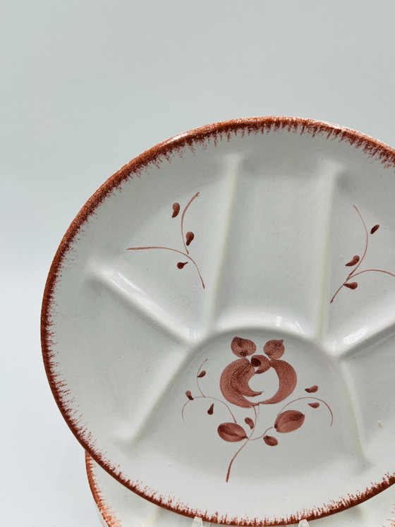 Lot de 4 Assiettes Saint-Amand Modèle Anna – Saint Amand, Vaisselle, Ceramic (photo 4 of 8)