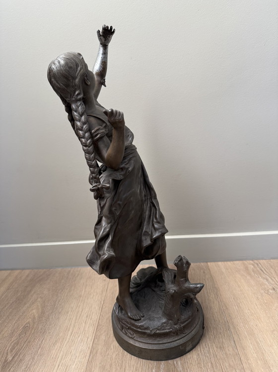 Image 1 of Zamac sculpture by the French sculptor Hyppolyte François Moreau.