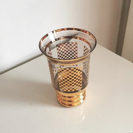 Image 1 of ANTIKE BELGISCHE KRISTALLVASE