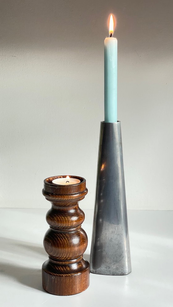 Image 1 of BOUGEOIRS Bois et Métal Ikea VINTAGE