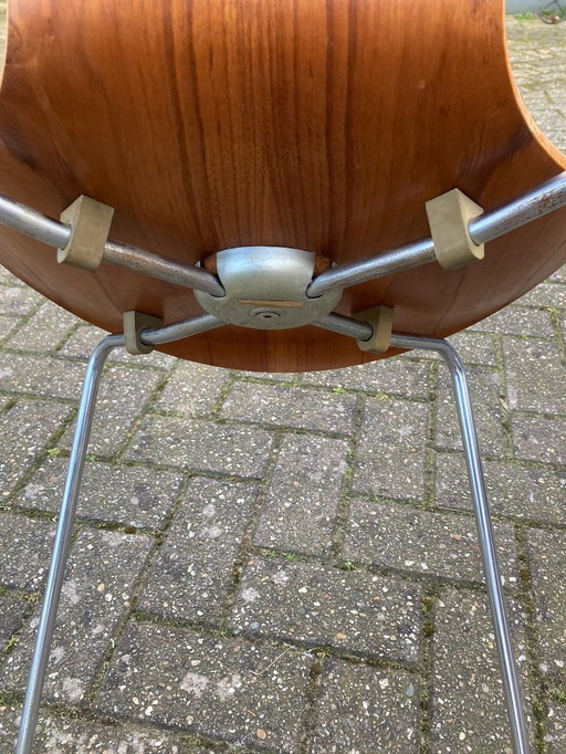 Fritz Hansen - vlinderstoel in palissander/rosewood '6o jaren