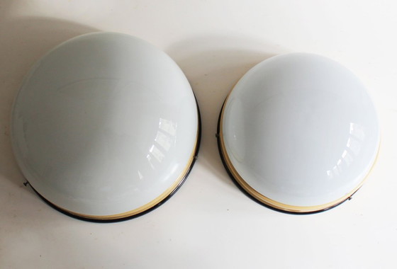 Image 1 of Coppia di lampade da soffitto/parete vintage anni '50 di Elektrosvit