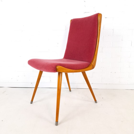 Image 1 of 4X Vintage Boomerang Dining Chair