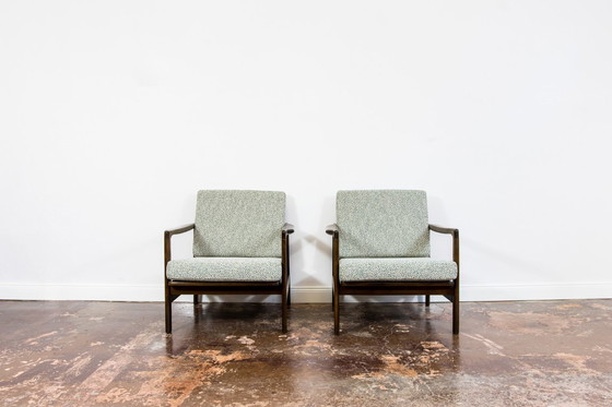 Image 1 of Mid Century Modern Club Chairs B7522 von Zenon Bączyk, Polen, 1960er Jahre, 2 Stück