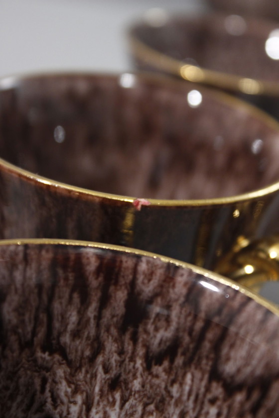 Image 1 of Marius Giuge À Vallauris - 40-delig ontbijtset Frankrijk 1950