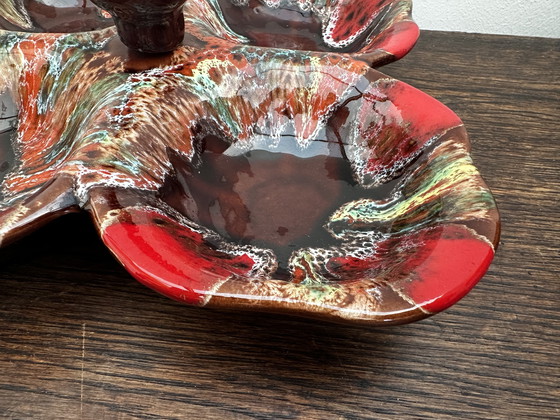 Image 1 of Serviteur à hors-d’œuvres céramique vintage Vallauris 