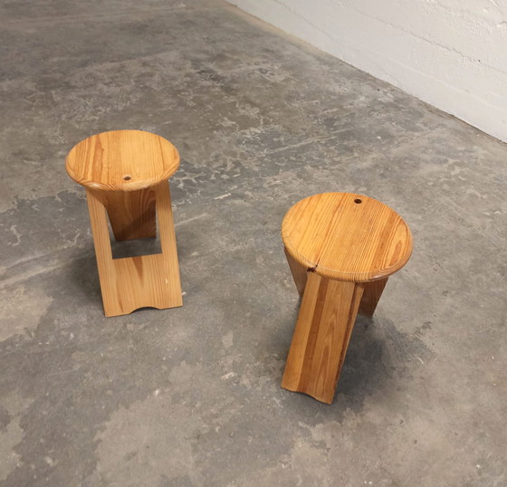 Image 1 of 2 x vintage Roger Tallon Design folding stools 