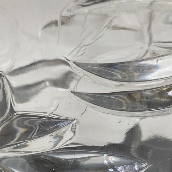 Image 1 of Grand vase en verre vintage 70’S travail italien 