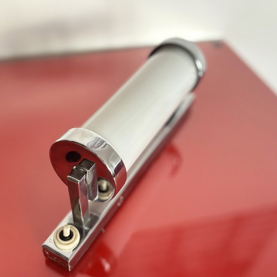 Image 1 of Functionalist wall lamp, glass tube shadow, Czechoslovakia, 1950s