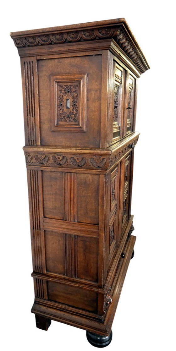 Image 1 of Fino armario Pilaster holandés del siglo XVII