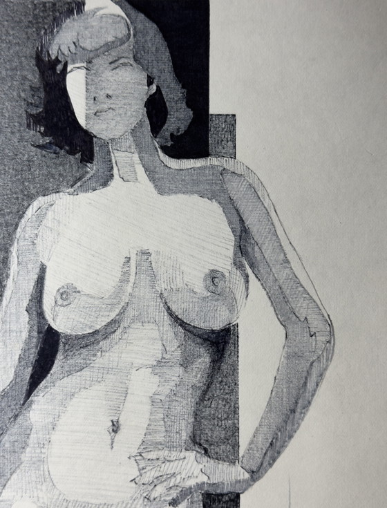 Image 1 of Eugène Eechaut (1928-2019)

- framed artwork 1970s